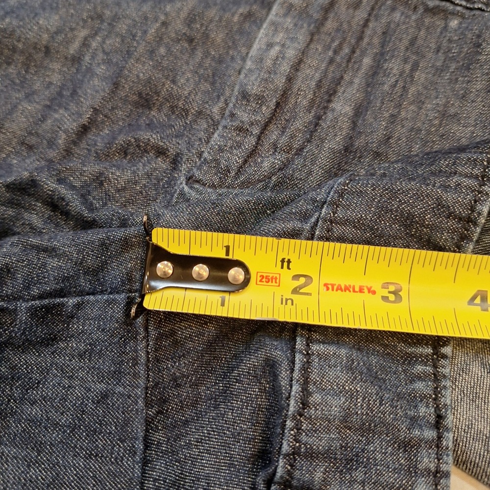 Gap Denim Shorts Womens Size 6 Dark Wash Cuffed Cotton Casual Summer Jean Shorts - Picture 5 of 7
